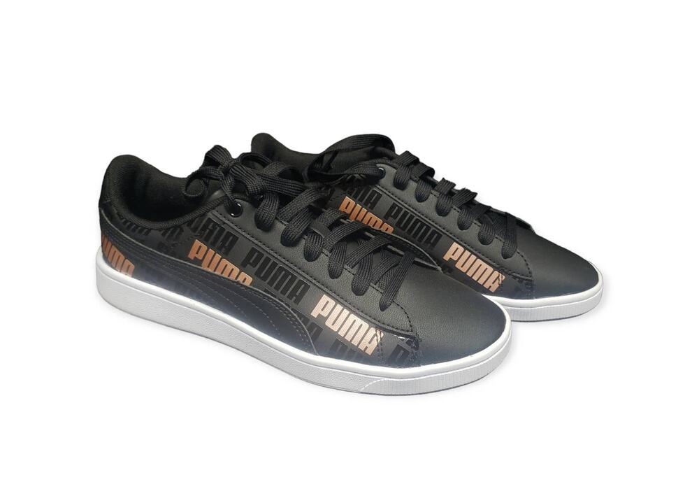 Puma Vikky v2 Sig Renew Black & Pink Sneakers Tennis Shoes | NEW | Size 7.5
